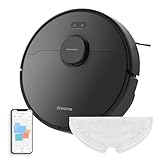 dreame D9 Max Robot Vacuum and Mop Combo, LiDAR Navigation, 4000Pa Strong Suction Power, 180mins Runtime, 2-in-1 Sweep and Mop, Compatible with Alexa