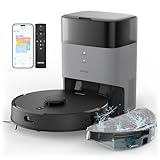 AIRROBO Robot Vacuum and Mop Combo, Self-Emptying, 60-Day Capacity, Home Mapping, Schedule, Wi-Fi/App/Alexa/Remote, 180mins Runtime, T20+ Robotic Vacuum Cleaner for Pet, Hard Floors, Carpet