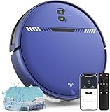 Robot Vacuum and Mop Combo, WiFi/App/Voice, Robotic Vacuum Cleaner with Schedule, 2 in 1 Mopping Robot Vacuum with Water Tank and Dustbin, Self-Charging, Slim, Ideal for Hard Floor, Pet Hair, Carpet