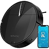 ROPVACNIC Robot Vacuum Cleaner with 3000Pa Cyclone Suction, APP/Voice/Remote Control, Automatic Self-Charging Robotic Vacuum, Scheduled Cleaning, Ideal for Pet Hair, Hard Floor, Low Carpet